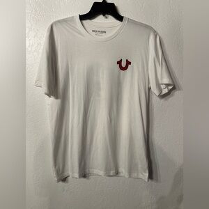 True Religion T-shirt Men's Color White with Red Size XL
